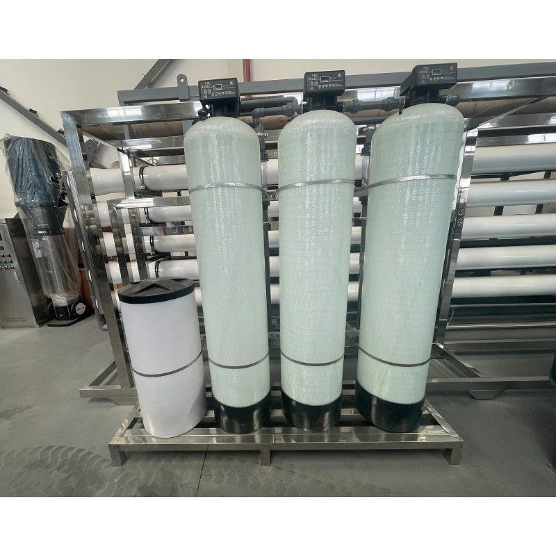 Μηχανή διήθησης νερού 1000 L / H για πηγάδι νερού Άμμος Φίλτρο άνθρακα Βιομηχανικό καθαριστικό