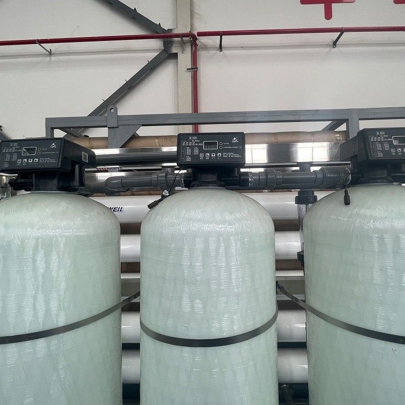 Μηχανή διήθησης νερού 1000 L / H για πηγάδι νερού Άμμος Φίλτρο άνθρακα Βιομηχανικό καθαριστικό