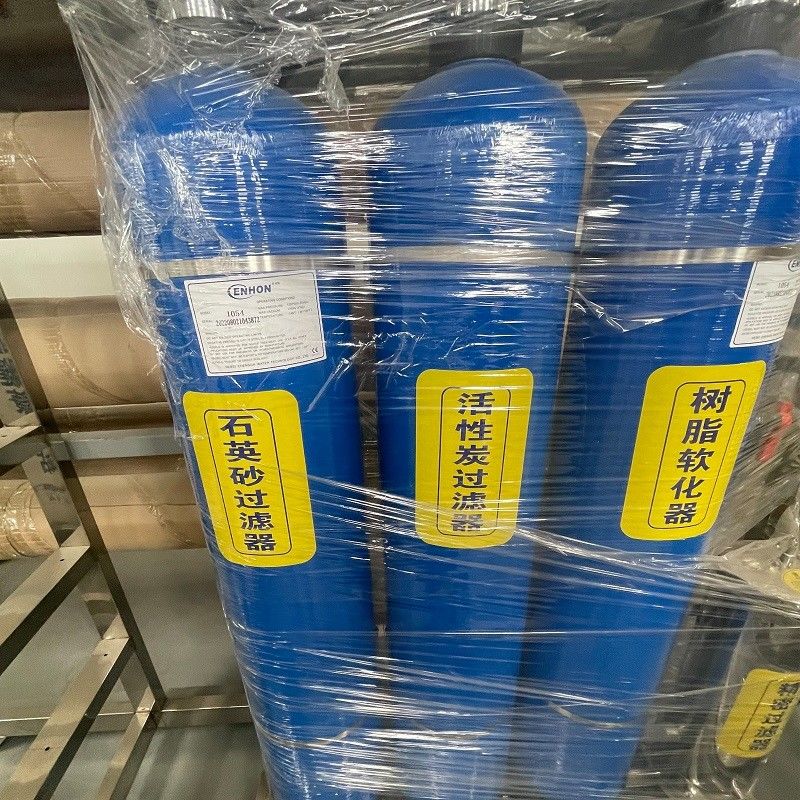 Μηχανή διήθησης νερού 1000 L / H για πηγάδι νερού Άμμος Φίλτρο άνθρακα Βιομηχανικό καθαριστικό