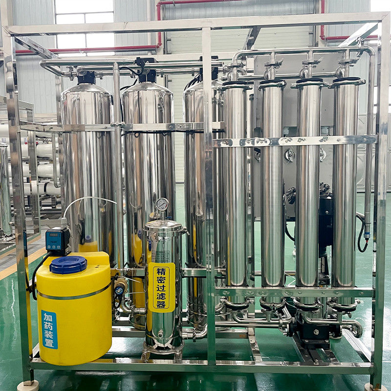 1000L / H πλήρως αυτόματο εργοστάσιο RO για εξοπλισμό καθαρισμού πόσιμου νερού ξενοδοχείων
