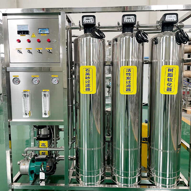 1000L / H πλήρως αυτόματο εργοστάσιο RO για εξοπλισμό καθαρισμού πόσιμου νερού ξενοδοχείων