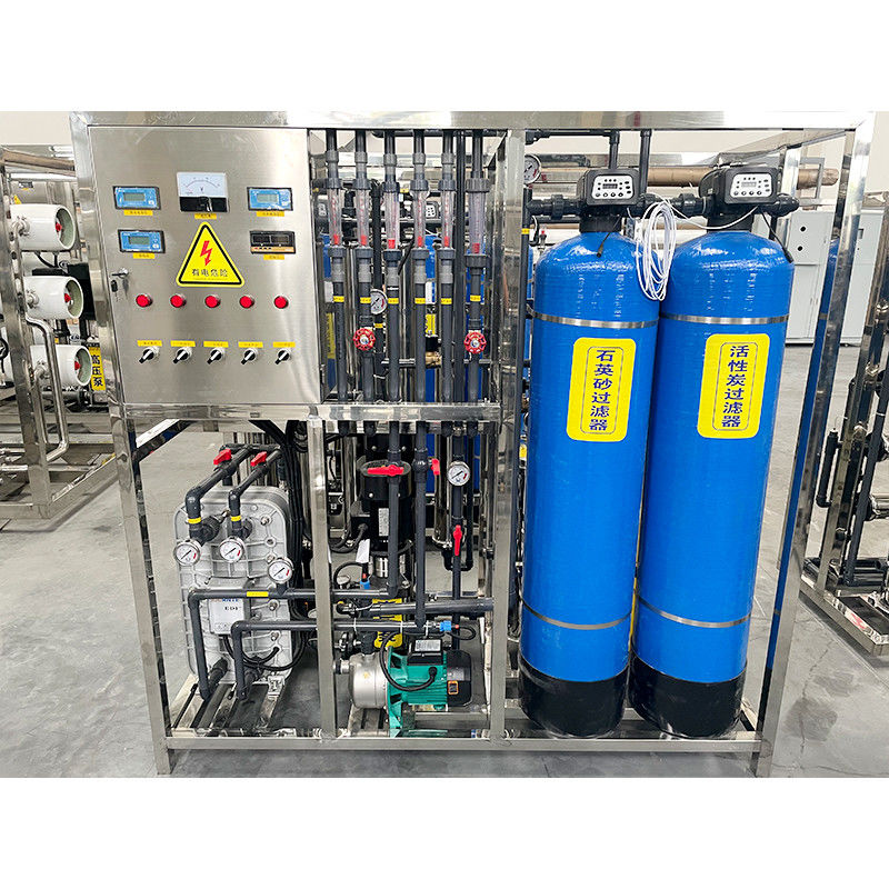 Εξοπλισμός υδάτινης καθαρότητας 500L διπλού σταδίου EDI για βιομηχανική και ιατρική καθαριότητα