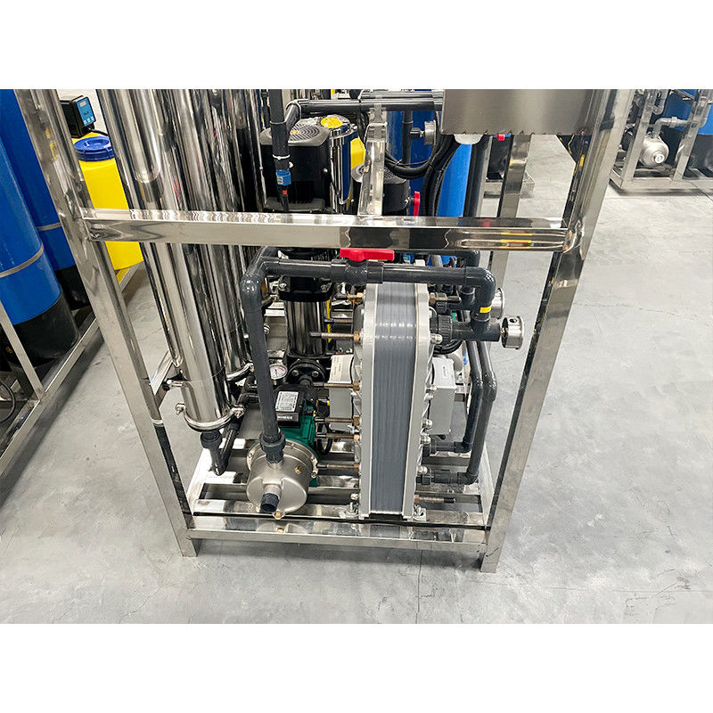 Εξοπλισμός υδάτινης καθαρότητας 500L διπλού σταδίου EDI για βιομηχανική και ιατρική καθαριότητα