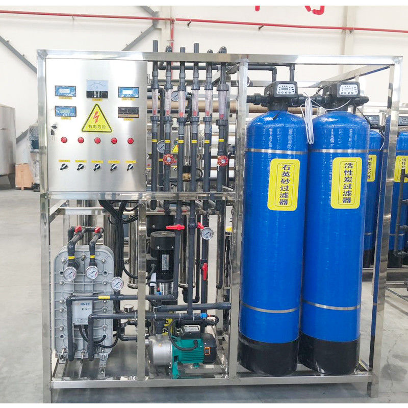 UF Μονάδα 0.0001-0.001um 500LPH Ακαθαρισμένο Υπερκαθαρό σύστημα επεξεργασίας νερού RO EDI για νερό