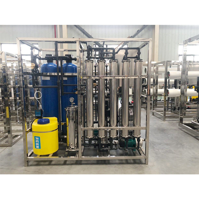UF Μονάδα 0.0001-0.001um 500LPH Ακαθαρισμένο Υπερκαθαρό σύστημα επεξεργασίας νερού RO EDI για νερό