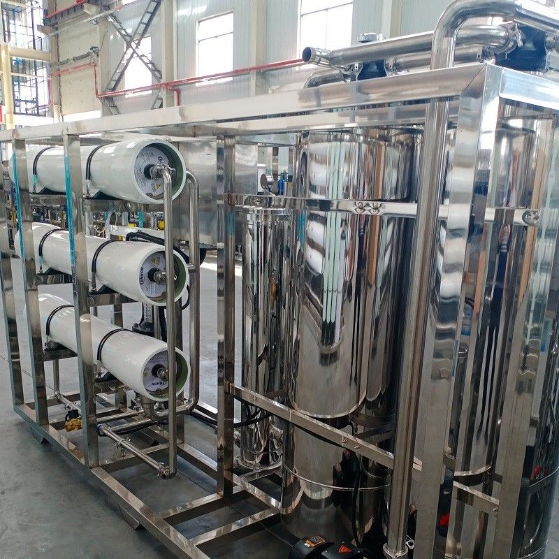 Σύστημα αντιστροφής οσμωσίας 3T/h για βιομηχανική επεξεργασία πόσιμου νερού