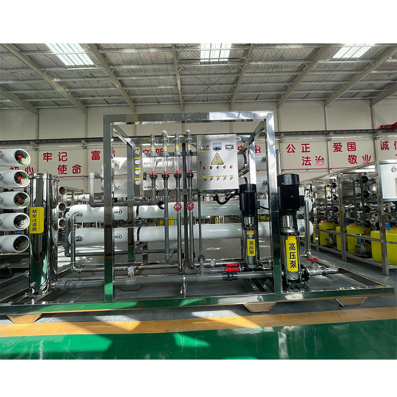 380V/1.5Kw Διπλή επεξεργασία Αντίστροφη Όσμωση Συστήματα καθαρισμού νερού για 10 τόνους νερού