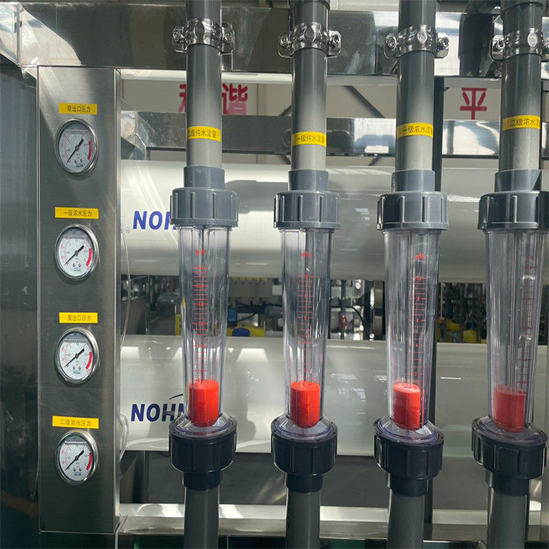 380V/1.5Kw Διπλή επεξεργασία Αντίστροφη Όσμωση Συστήματα καθαρισμού νερού για 10 τόνους νερού
