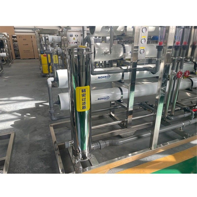 1500*600*1500mm Εγκατάσταση επεξεργασίας νερού RO για μεταλλικό νερό από αφαλάτωση θαλασσινού νερού