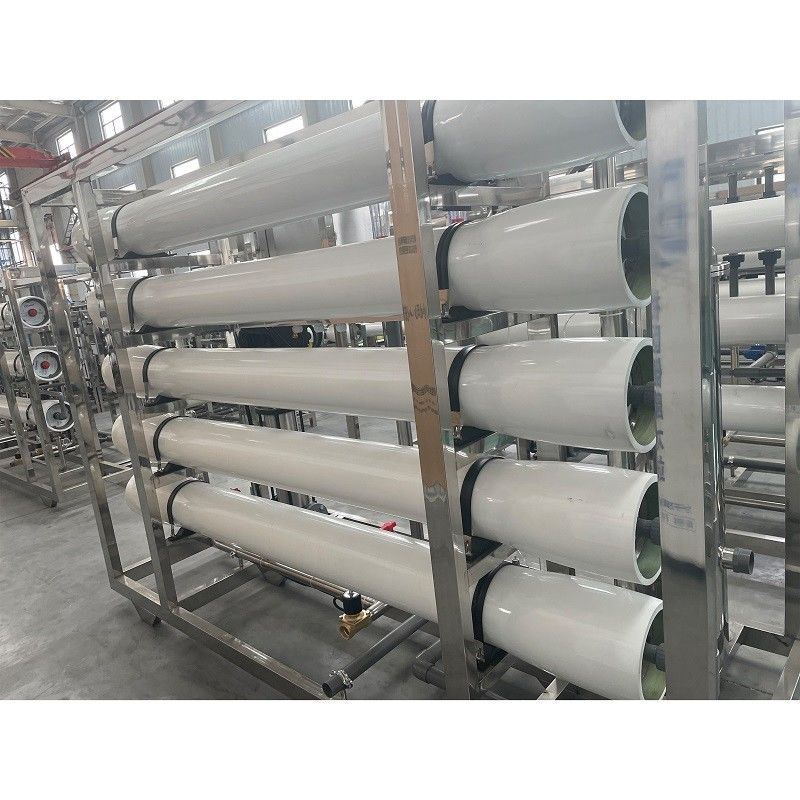 1500*600*1500mm 380V/1.5Kw RO εργοστάσιο νερού για 10000LPH λύση συστήματος αντίστροφης όσμωσης