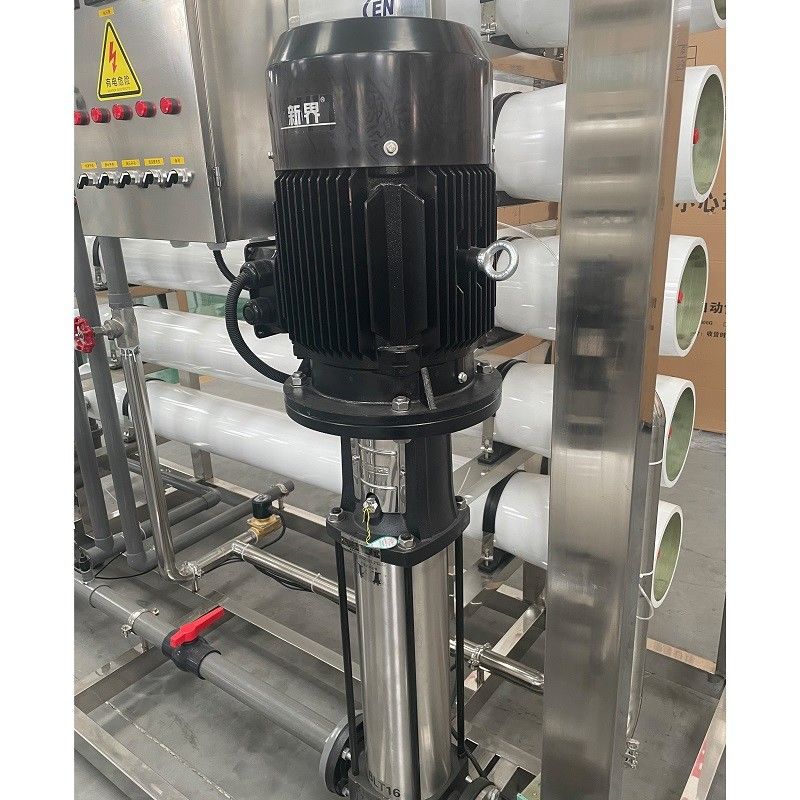 1500*600*1500mm 380V/1.5Kw RO εργοστάσιο νερού για 10000LPH λύση συστήματος αντίστροφης όσμωσης