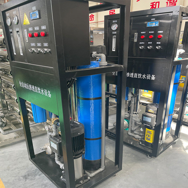 ΡΟ 500L/H Σύστημα επεξεργασίας νερού με αντίστροφη όσμωση για τη βιομηχανία ορυκτών υδάτων σε θερμοκρασία 10-40C