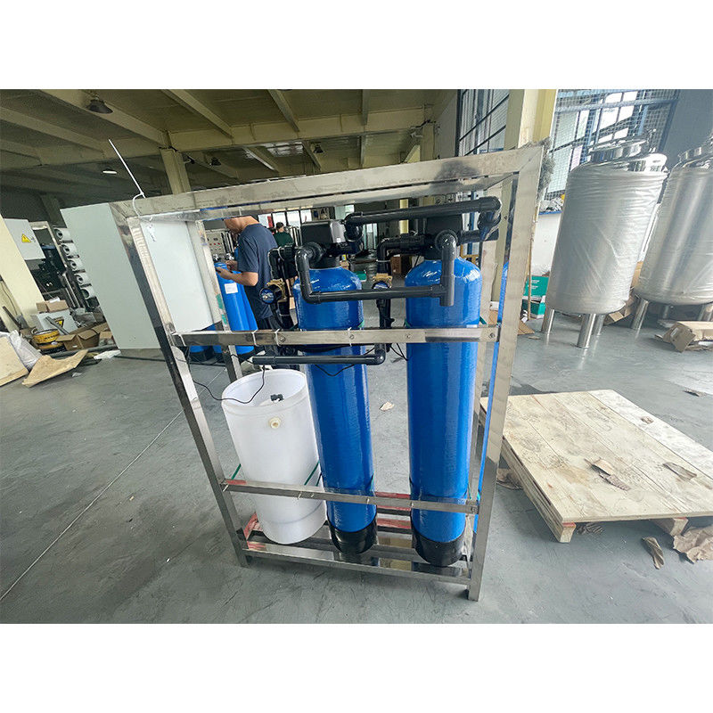 Υψηλή παραγωγικότητα 300L/ώρα RO μηχανή αντίστροφης όσμωσης καθαρού νερού για επεξεργασία νερού