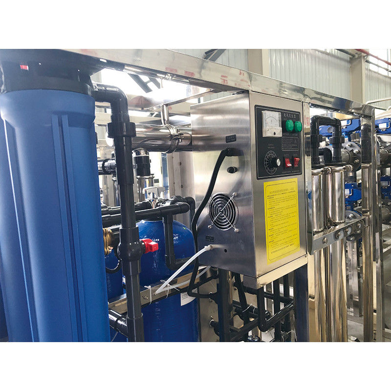 Η θερμοκρασία νερού 10-40C Σύστημα αντίστροφης όσμωσης για την πλήρη επεξεργασία νερού σε γραμμή εμφιάλωσης
